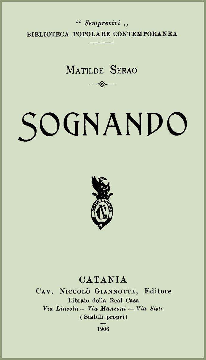 Sognando cover
