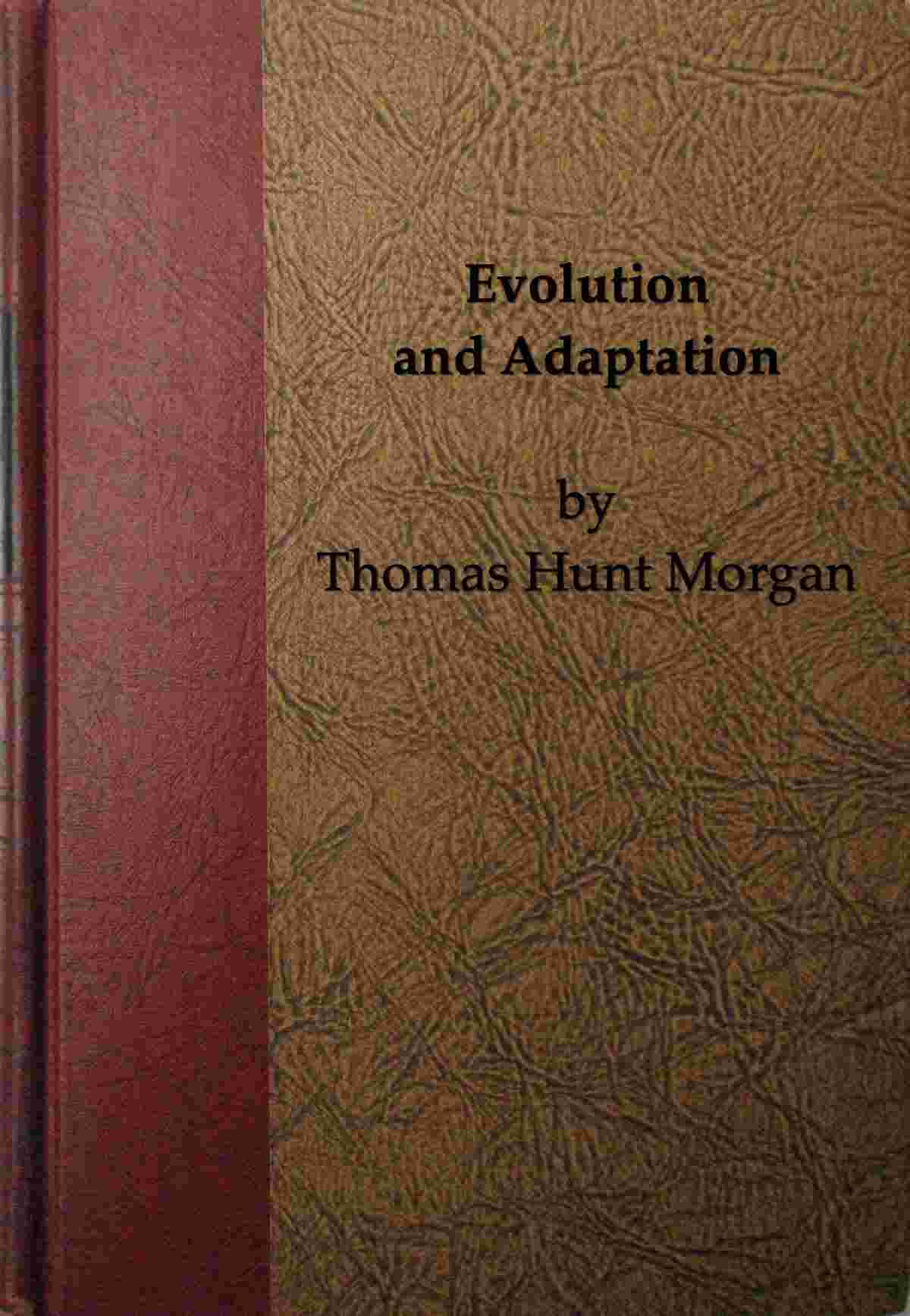 Evolution and Adaptation cover