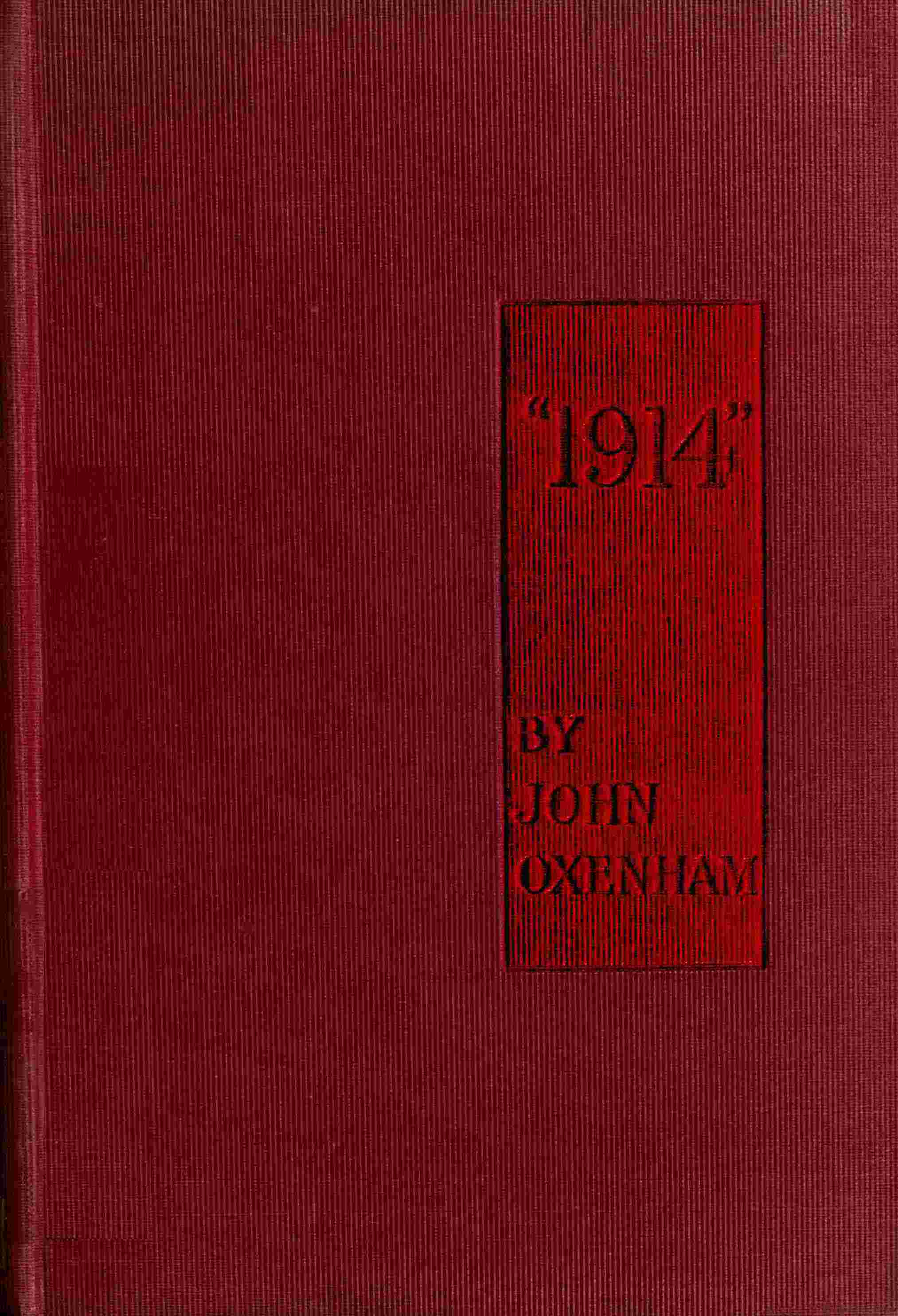"1914" cover