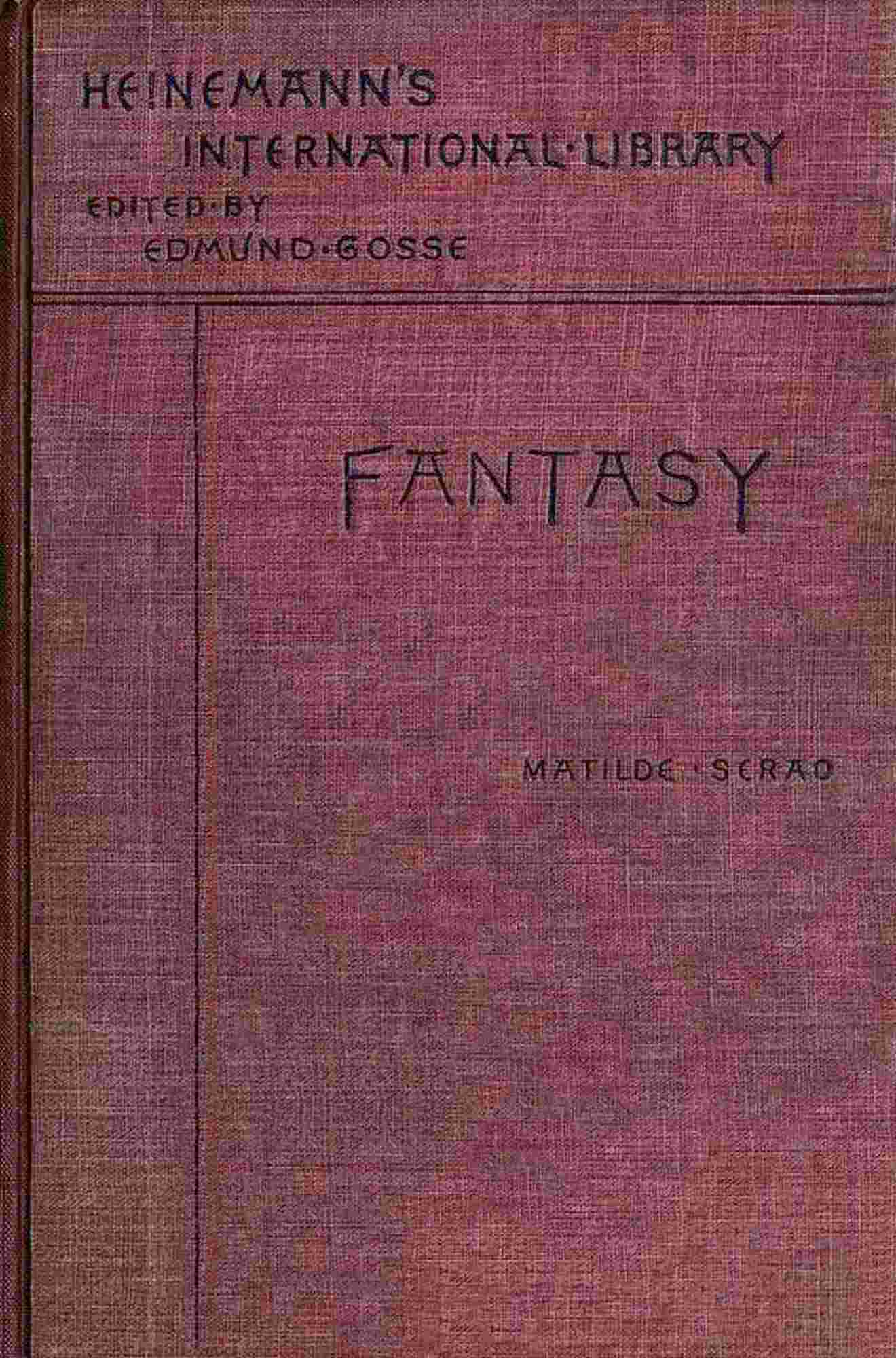 Fantasy: A Novel cover