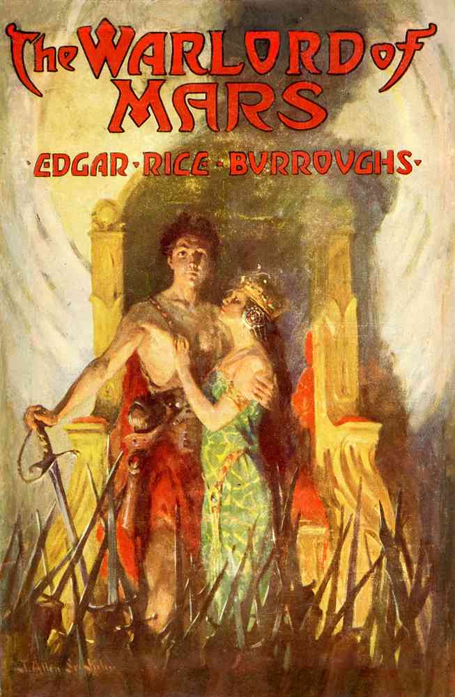 The warlord of Mars cover