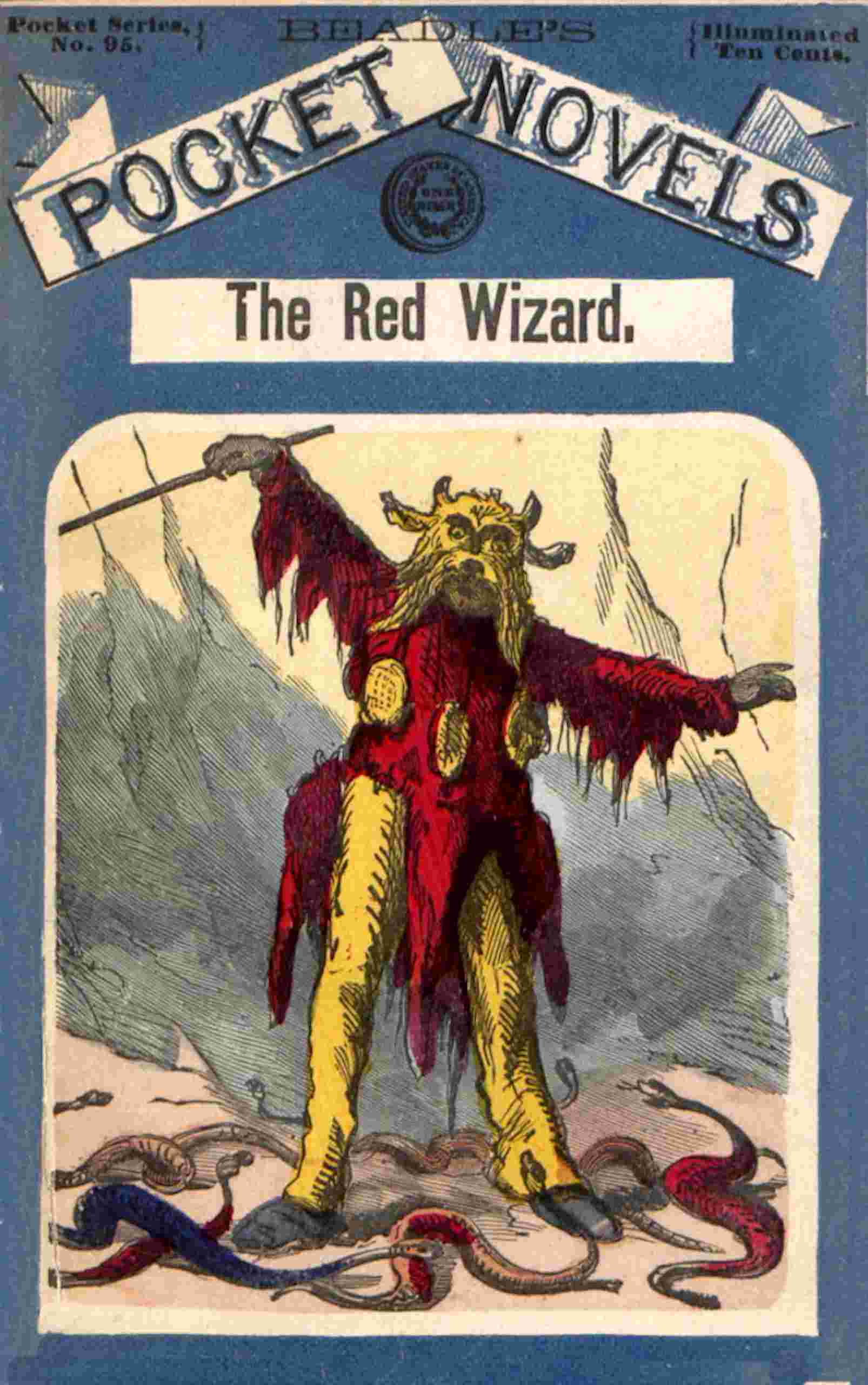 The red wizard, or, the cave captive cover
