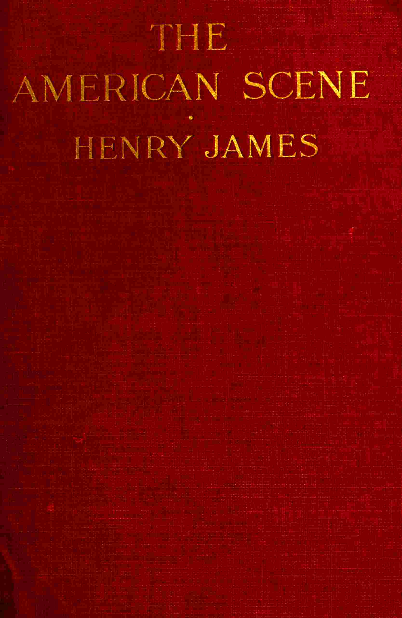 The American scene cover