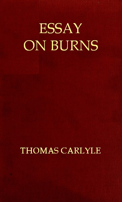 Essay on Burns cover