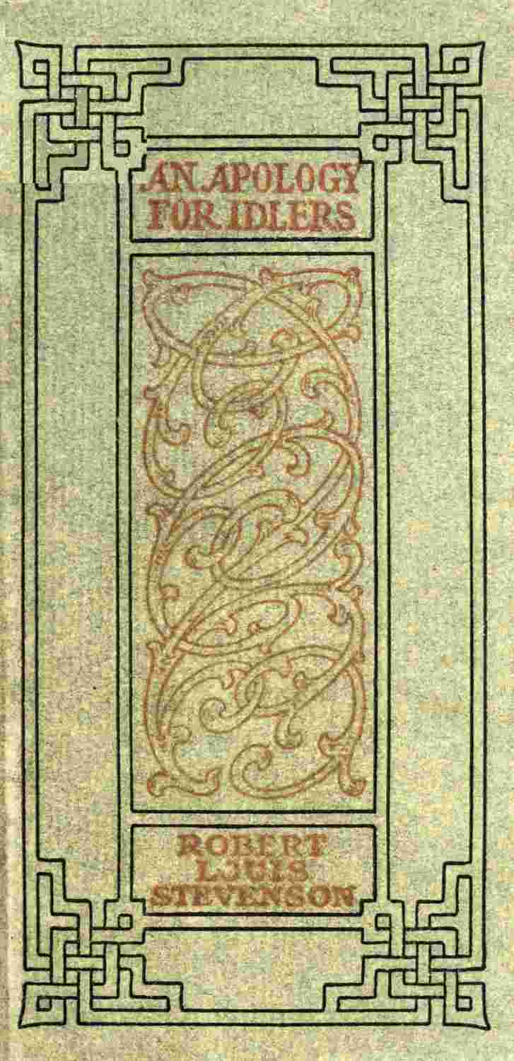 An apology for idlers, and other essays cover