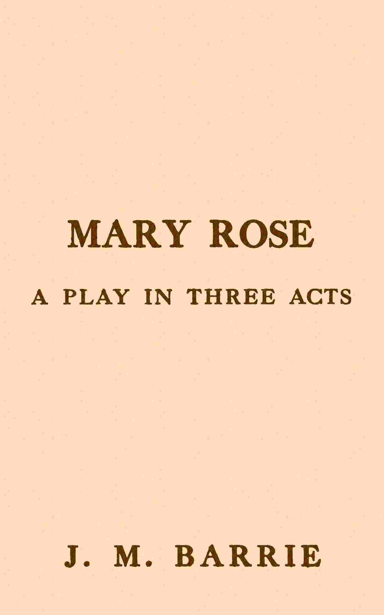 Mary Rose cover