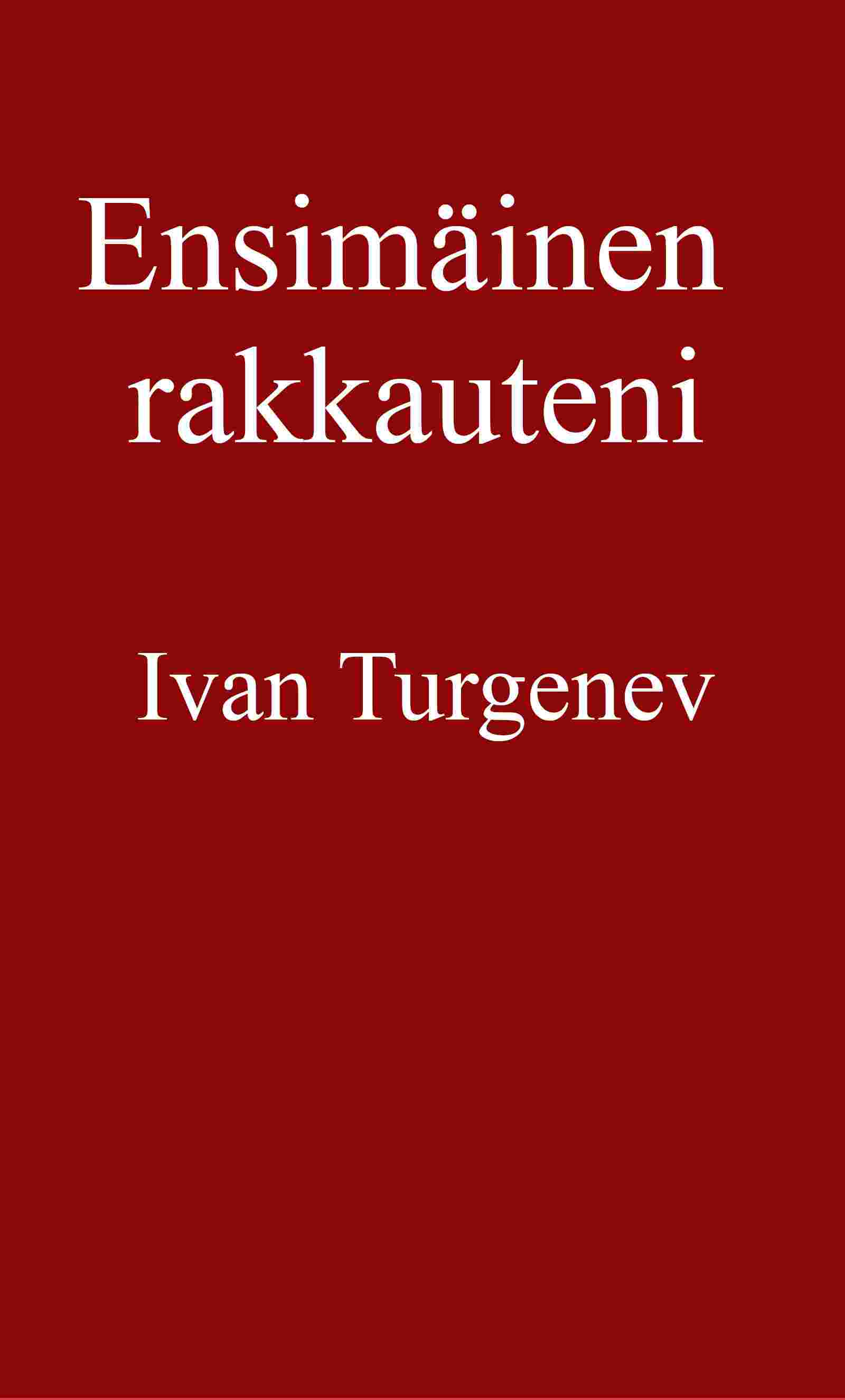 Ensimäinen rakkauteni cover
