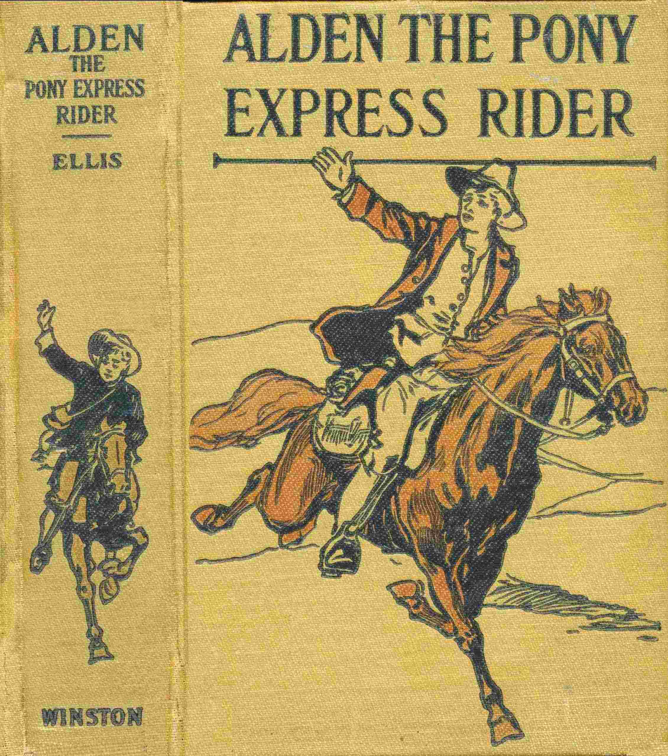 Alden the Pony Express rider cover