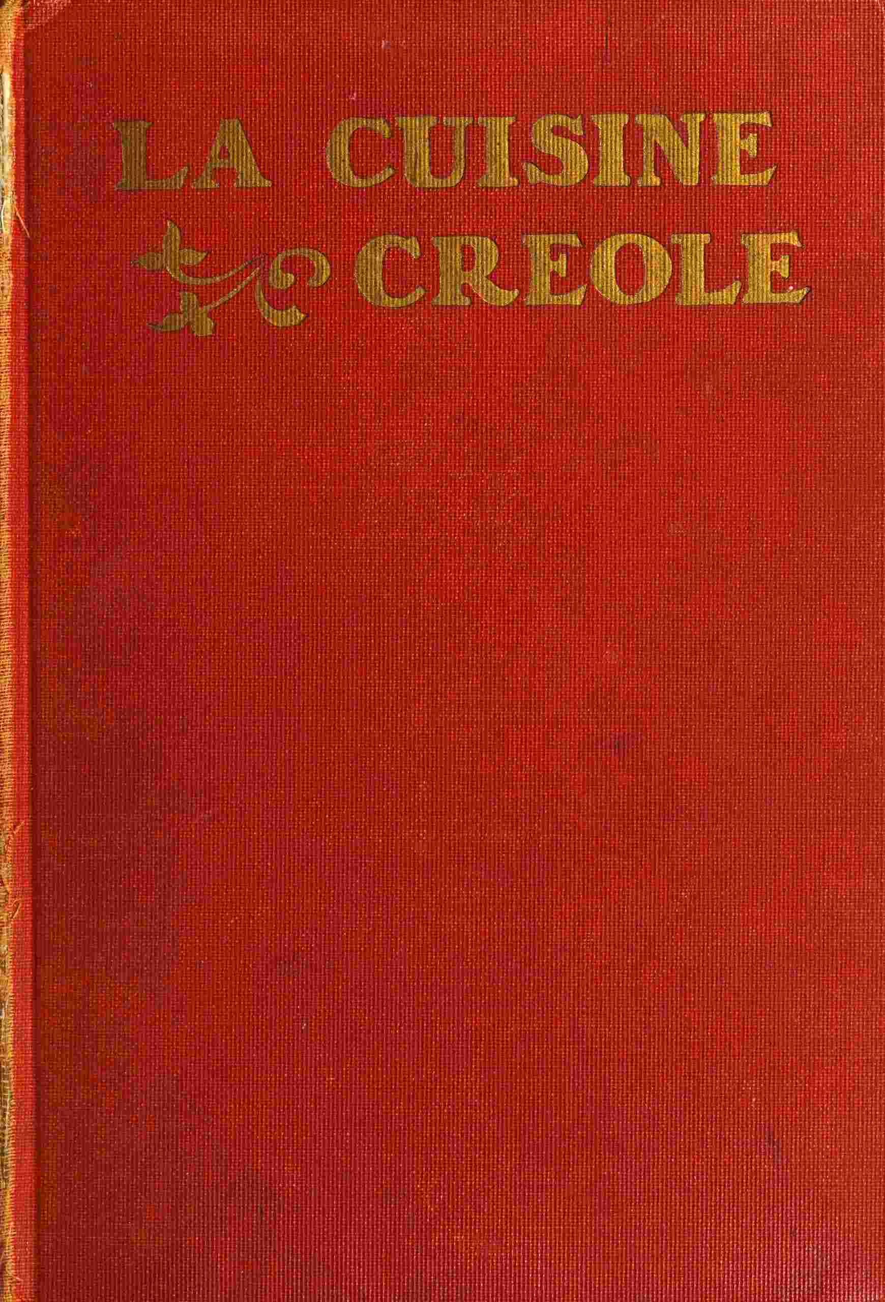 La cuisine creole cover