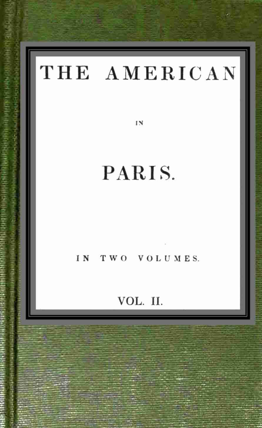 The American in Paris; vol. 2 of 2 cover