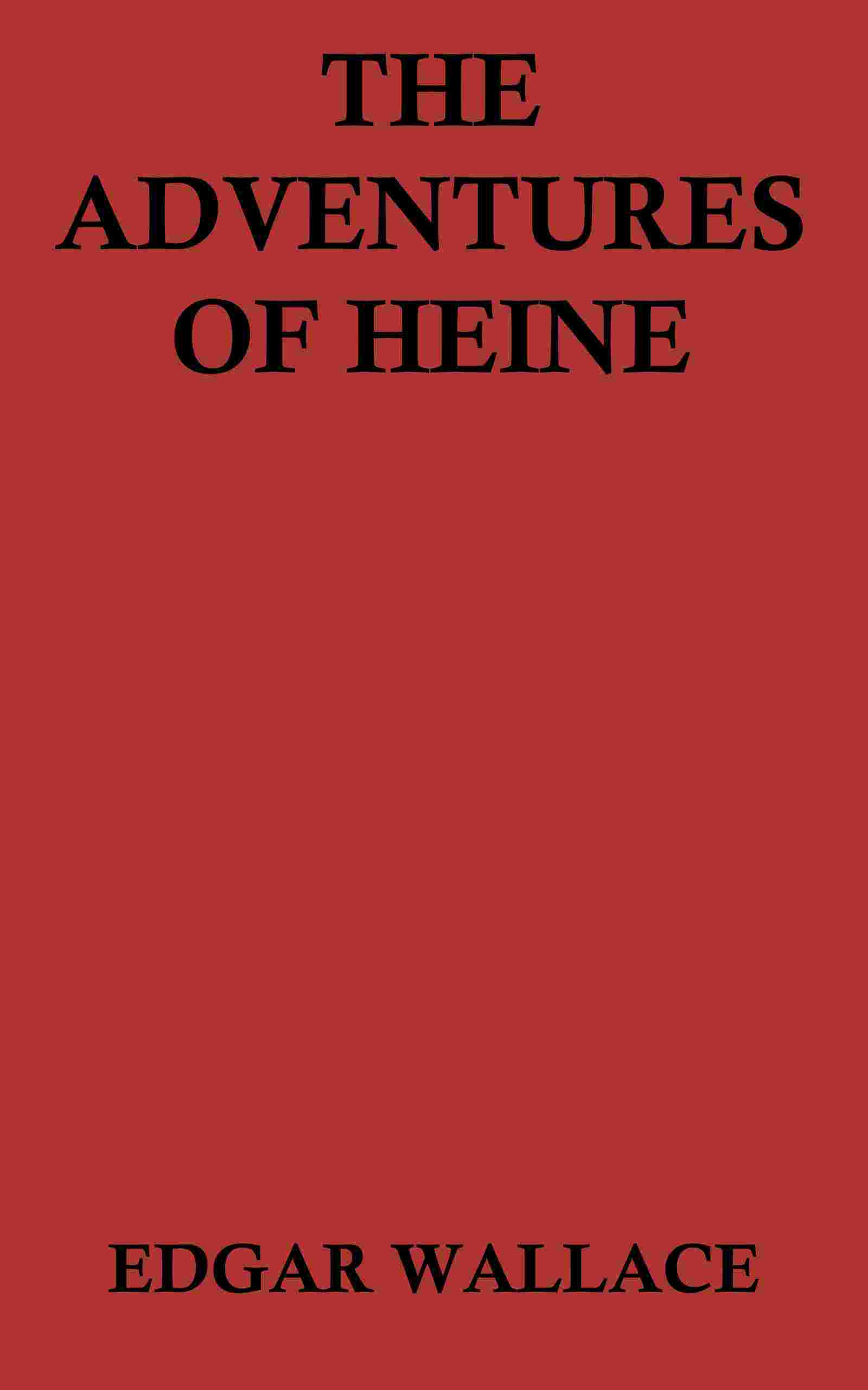 The adventures of Heine cover