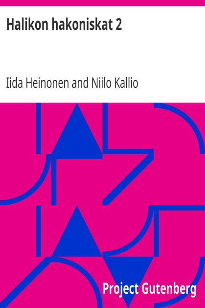 Halikon hakoniskat 2 cover