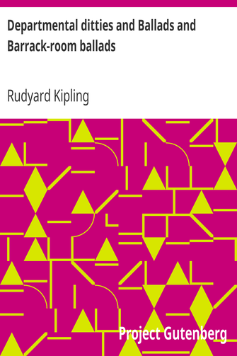 Departmental ditties and Ballads and Barrack-room ballads cover