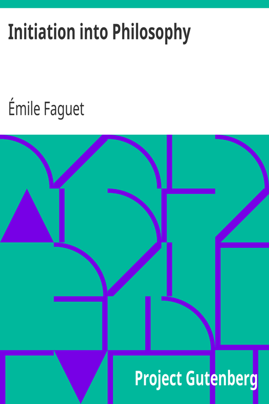 Initiation into Philosophy cover