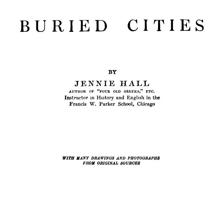 Buried Cities: Pompeii, Olympia, Mycenae (Complete) cover